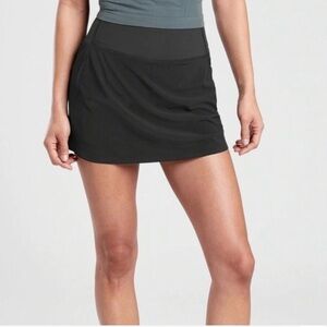 Athleta Black Run With It Skort